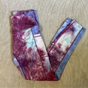 Centro Tie Dye Multicolor Leggings